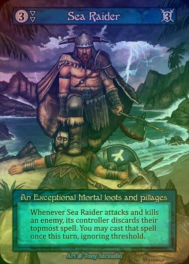 【FOIL】[Water] Sea Raider [beta-Exceptional]